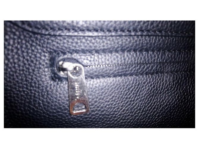 Borsa a mano Céline Trapèze in pelle nera Nero - vista 9