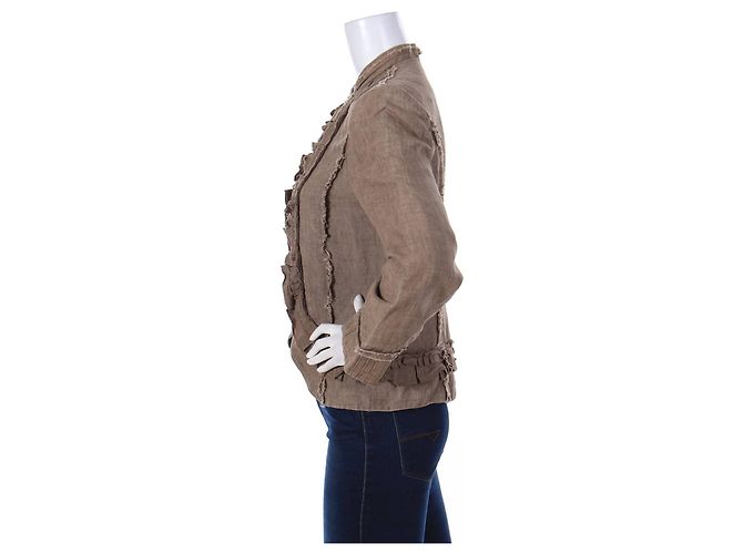 Autre Marque Blazer Cynthia Steffe Beige - vista 2