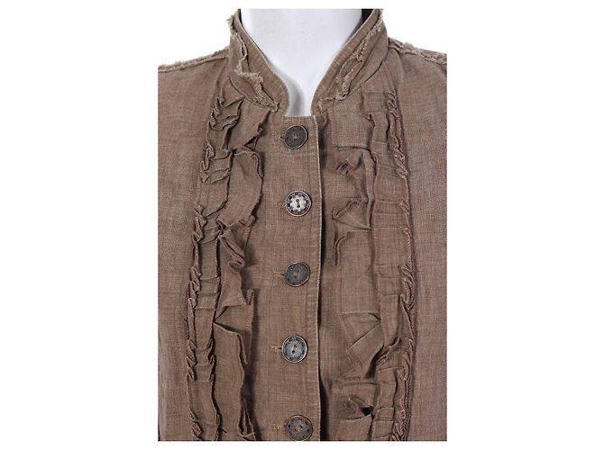 Autre Marque Blazer Cynthia Steffe Beige - vista 3