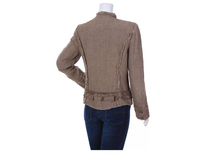 Autre Marque Blazer Cynthia Steffe Beige - vista 4