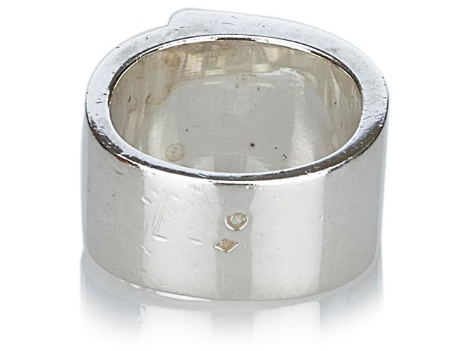 Hermès Anillo Hermes Silver Silver Candy Plata Naranja - vista 3