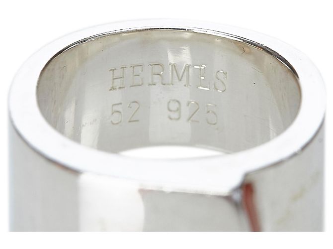Hermès Anillo Hermes Silver Silver Candy Plata Naranja - vista 4