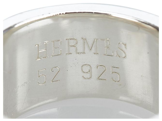 Hermès Anillo Hermes Silver Silver Candy Plata Naranja - vista 5
