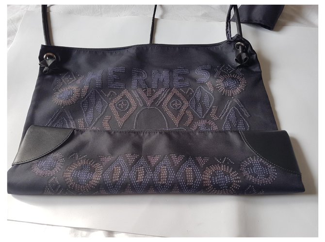 Hermès Ciudad de seda Negro - vista 11