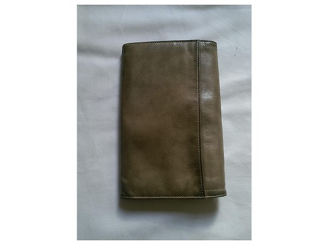 Autre Marque Lancaster Leder Geldbörse Beige - Ansicht 3
