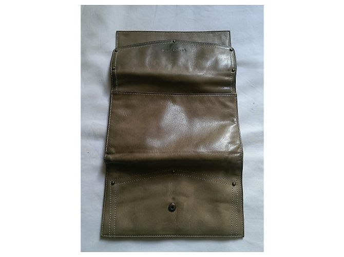 Autre Marque Lancaster Leder Geldbörse Beige - Ansicht 4