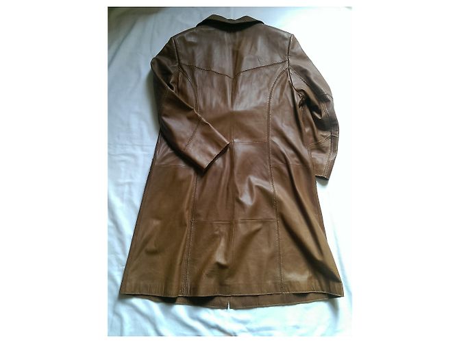 Autre Marque Elegance Paris Lammlederjacke Camel - Ansicht 2