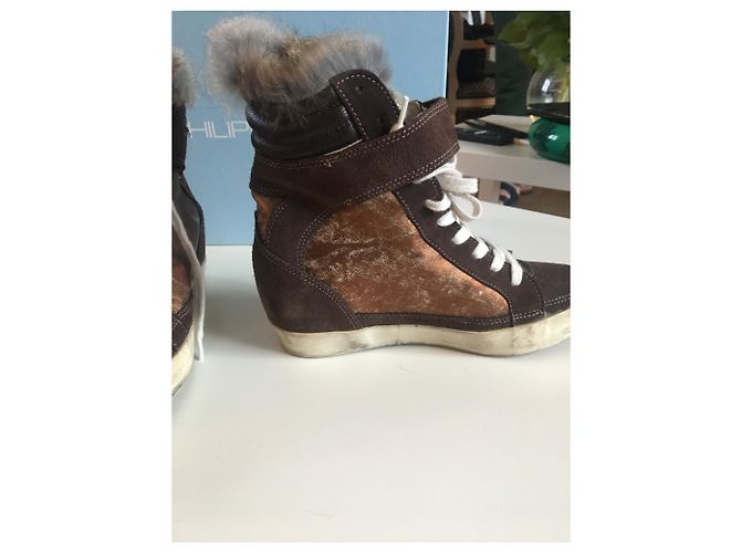 Philippe Model Philippe Sneakers Braun Leder - Ansicht 3