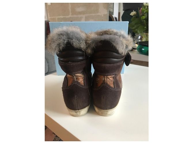 Philippe Model Philippe Sneakers Braun Leder - Ansicht 5