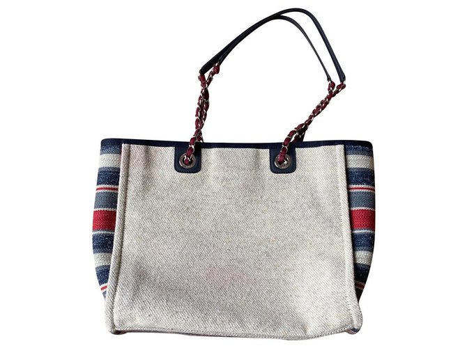 Chanel Cabas Deauville Beige - vista 2