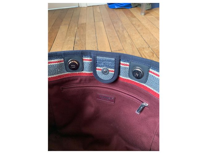 Chanel Cabas Deauville Beige - vista 3