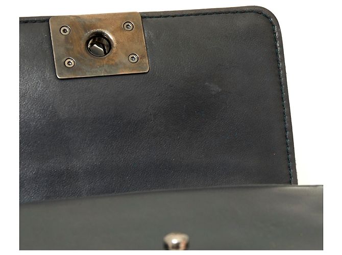 Chanel VELVET BOY MICRO Gris Verde oscuro - vista 6