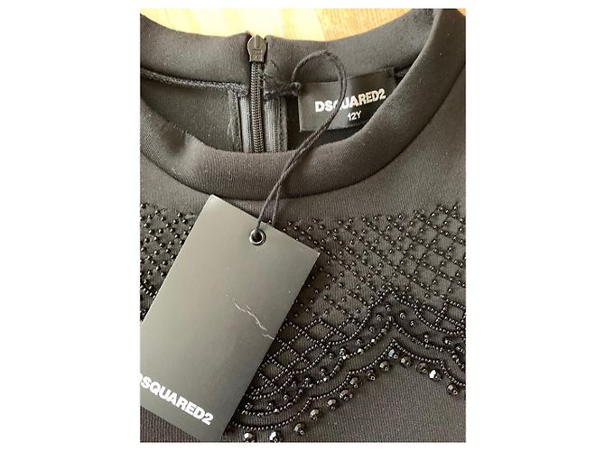 Suéter Negro de Poliéster Dsquared2 Niña 11-12 años - vista 3