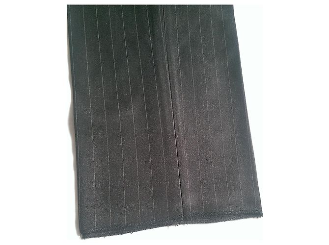 Paul Smith Anzughose aus Wolle Schwarz Gestreift - Ansicht 9
