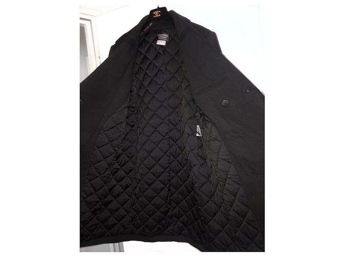Lange Mäntel Chanel Uniform Men Schwarz - Ansicht 5