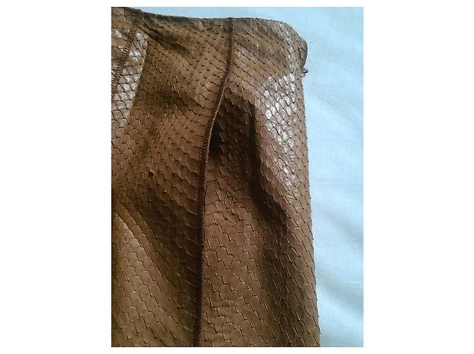 Loewe Python Camel Short Skirt - view 3