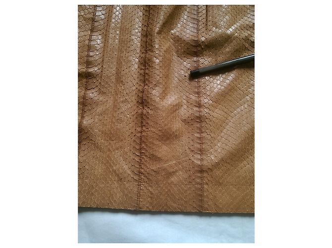 Loewe Python Camel Short Skirt - view 5