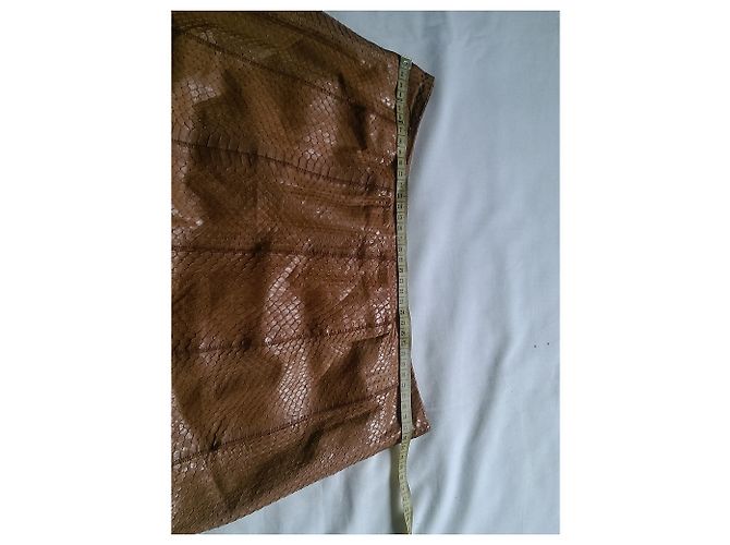 Loewe Python Camel Short Skirt - view 6