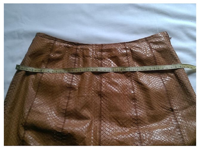 Loewe Python Camel Short Skirt - view 7