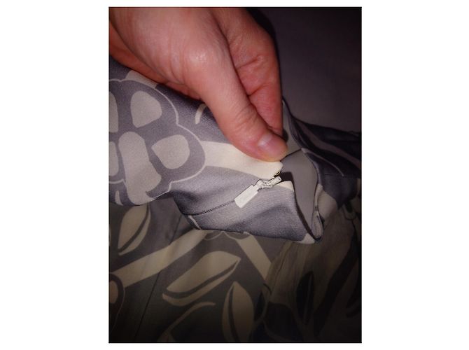 Chloé Blusa de Seda Gris - vista 7
