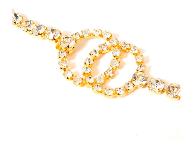 Chanel RHINESTONE CC ALTA COUTURE D'oro - vista 2