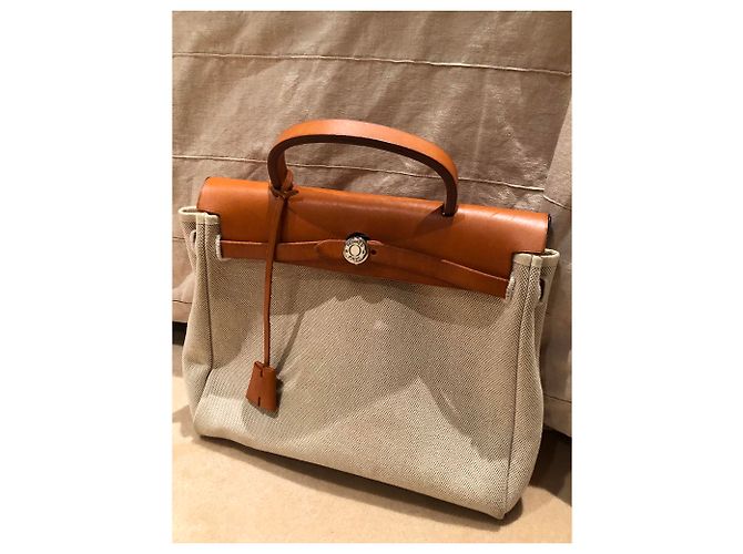 Hermès Hermes Herbag Beige - Ansicht 7