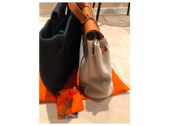 Hermès Hermes Herbag Beige - Ansicht 8