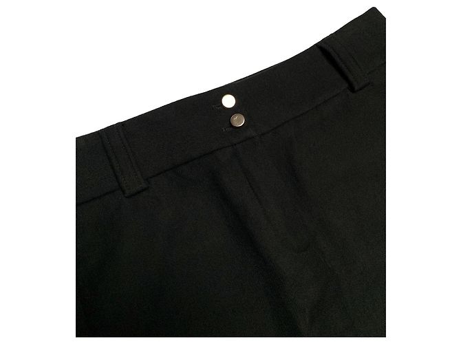 Falda recta de algodón negra Paul & Joe Talla 42 Negro - vista 3