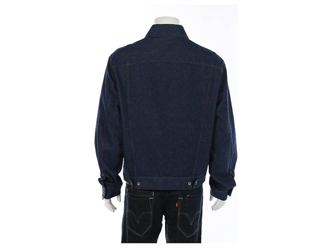 Paul Smith Jeansjacke Blau Baumwolle Größe L - Ansicht 2
