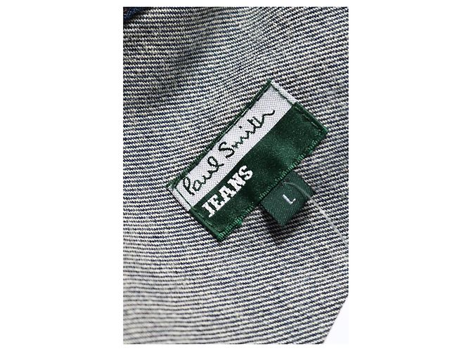 Paul Smith Jeansjacke Blau Baumwolle Größe L - Ansicht 3