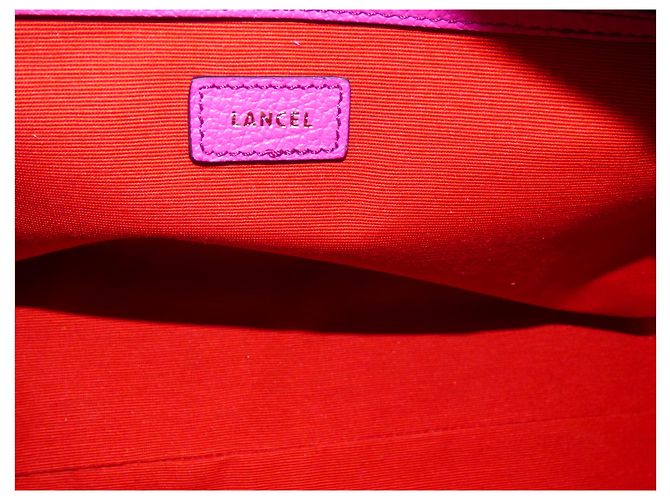 Borsa messenger a tracolla con cerniera Max de Lancel Rosa D'oro Fuschia - vista 10