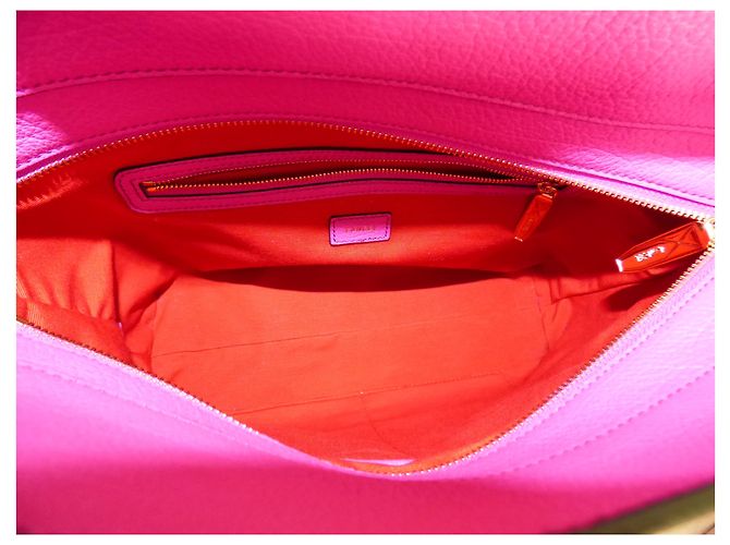 Borsa messenger a tracolla con cerniera Max de Lancel Rosa D'oro Fuschia - vista 11