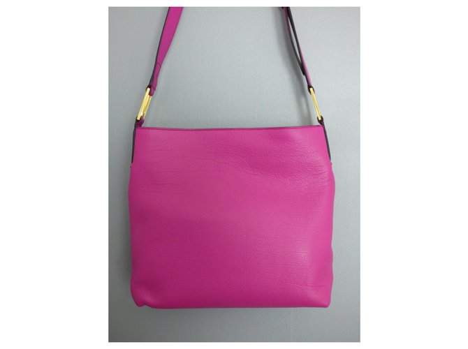 Borsa messenger a tracolla con cerniera Max de Lancel Rosa D'oro Fuschia - vista 2