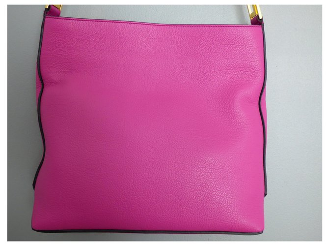 Borsa messenger a tracolla con cerniera Max de Lancel Rosa D'oro Fuschia - vista 4