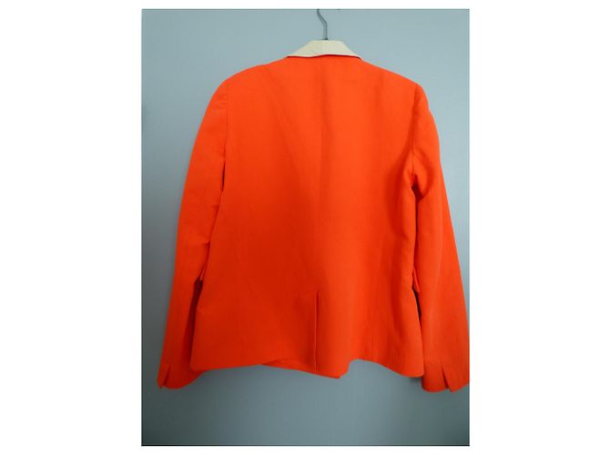 Giacca Blazer Comptoir Des Cotonniers Rosso Vermiglio e Oro D'oro - vista 3