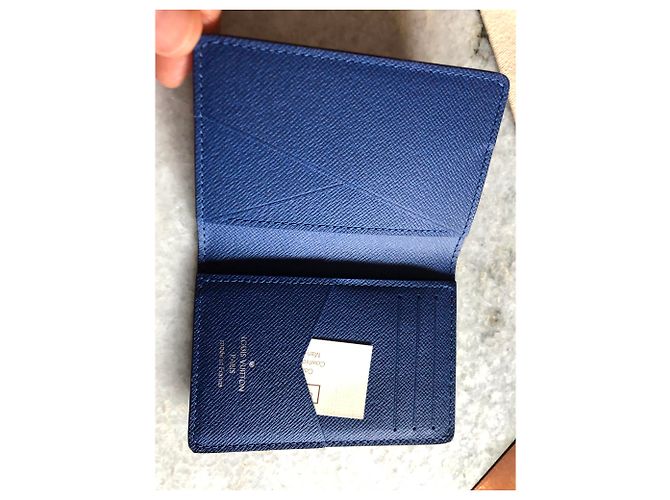 Louis Vuitton taigarama wallet Blue - view 4