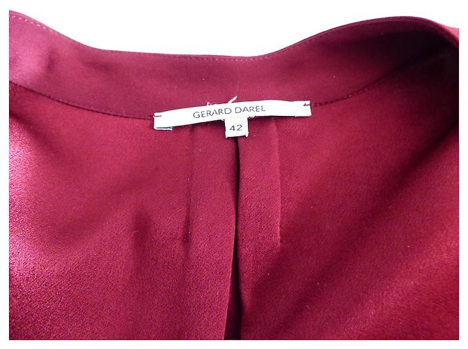 Blusa asimétrica burdeos Gerard Darel - vista 12