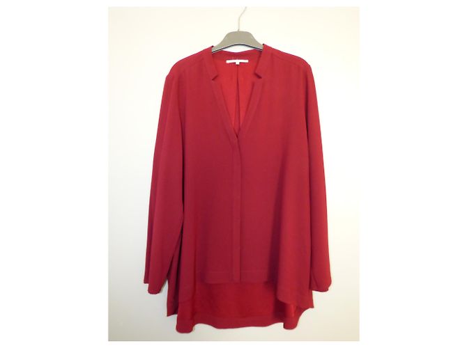 Blusa asimétrica burdeos Gerard Darel - vista 3