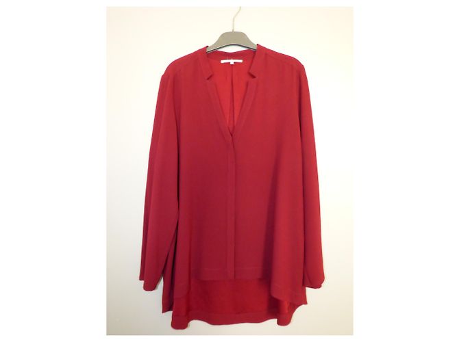 Blusa asimétrica burdeos Gerard Darel - vista 4