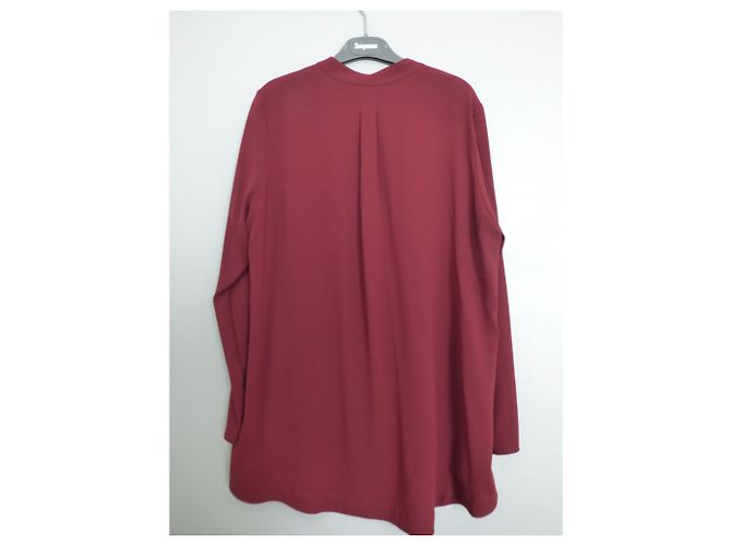 Blusa asimétrica burdeos Gerard Darel - vista 6