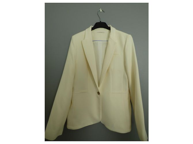 Autre Marque CHATTAWAK Suit Jacket Eggshell Viscose - view 4