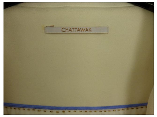 Autre Marque CHATTAWAK Suit Jacket Eggshell Viscose - view 6