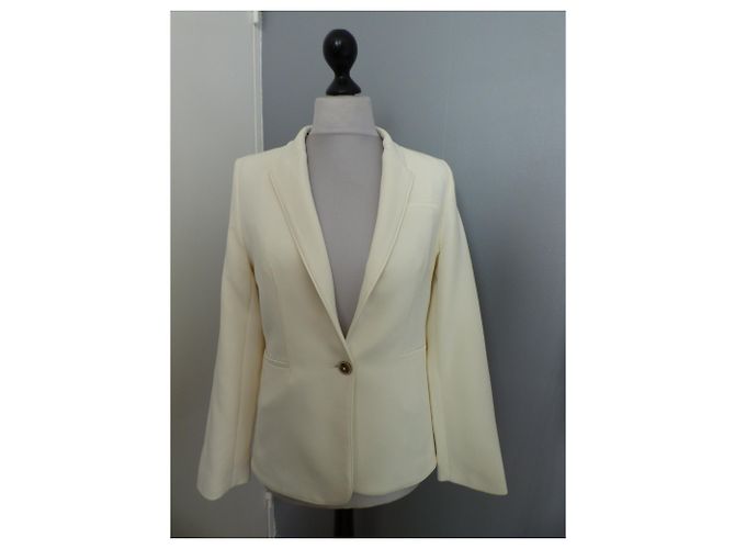 Autre Marque CHATTAWAK Suit Jacket Eggshell Viscose - view 8