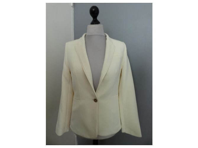 Autre Marque CHATTAWAK Suit Jacket Eggshell Viscose - view 9