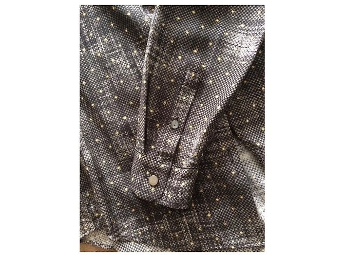 Camisa The Kooples de seda gris - vista 3