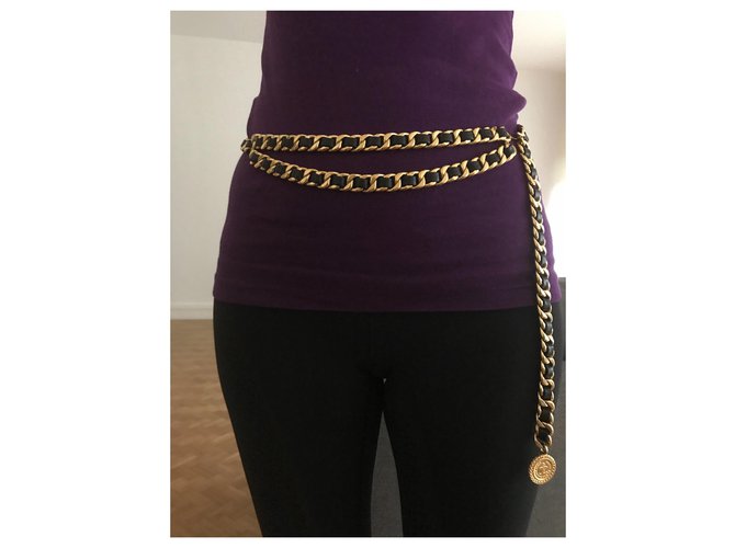 Chanel Cinturones Dorado - vista 4
