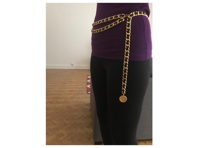 Chanel Cinturones Dorado - vista 5