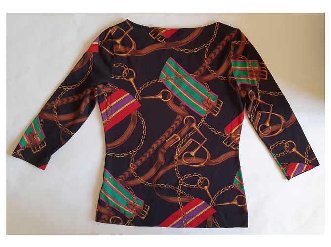 Top in cotone multicolore Ralph Lauren - vista 3