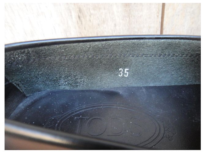 mocassini taglia Tod's 35 Nero - vista 3