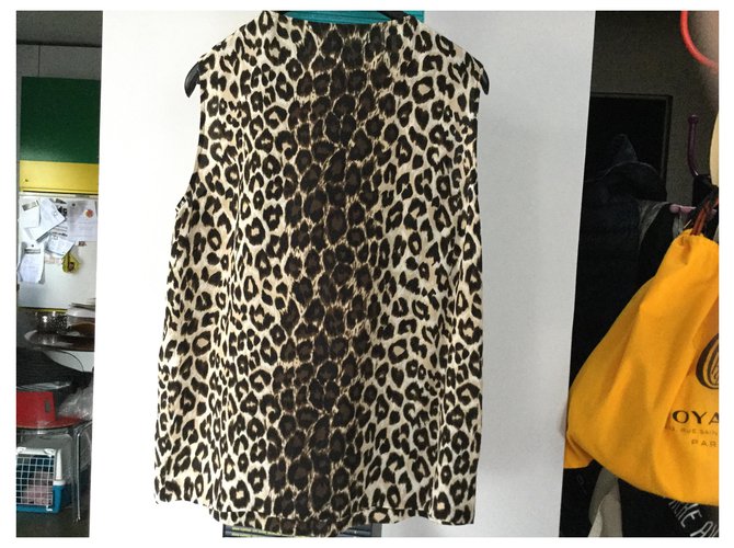 Top de seda de leopardo Maje Estampado de leopardo - vista 3